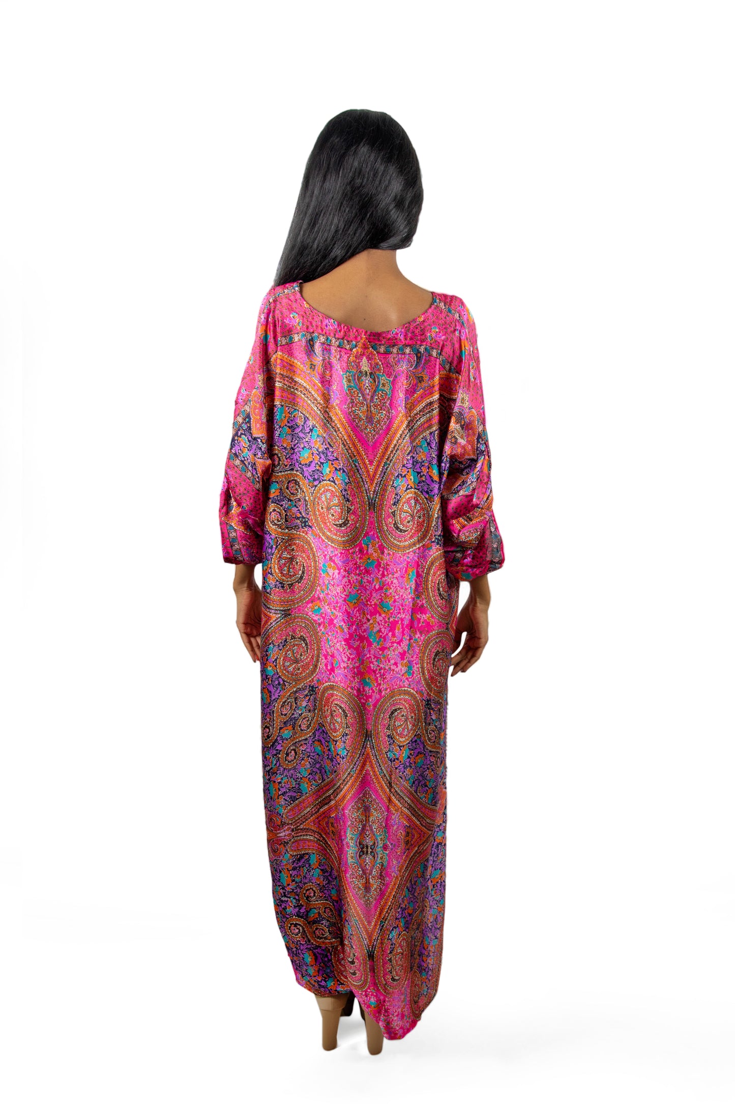 Ruby Paisley Abaya
