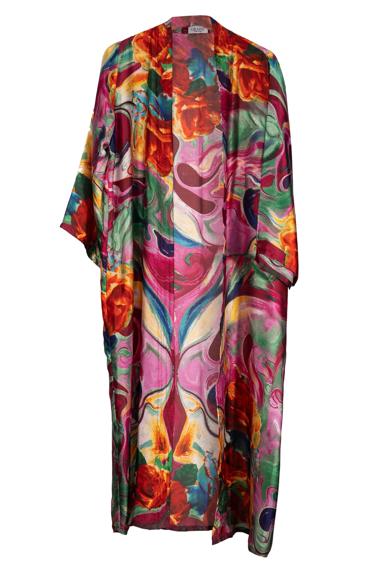 Crimson Bloom Symphony Kaftan