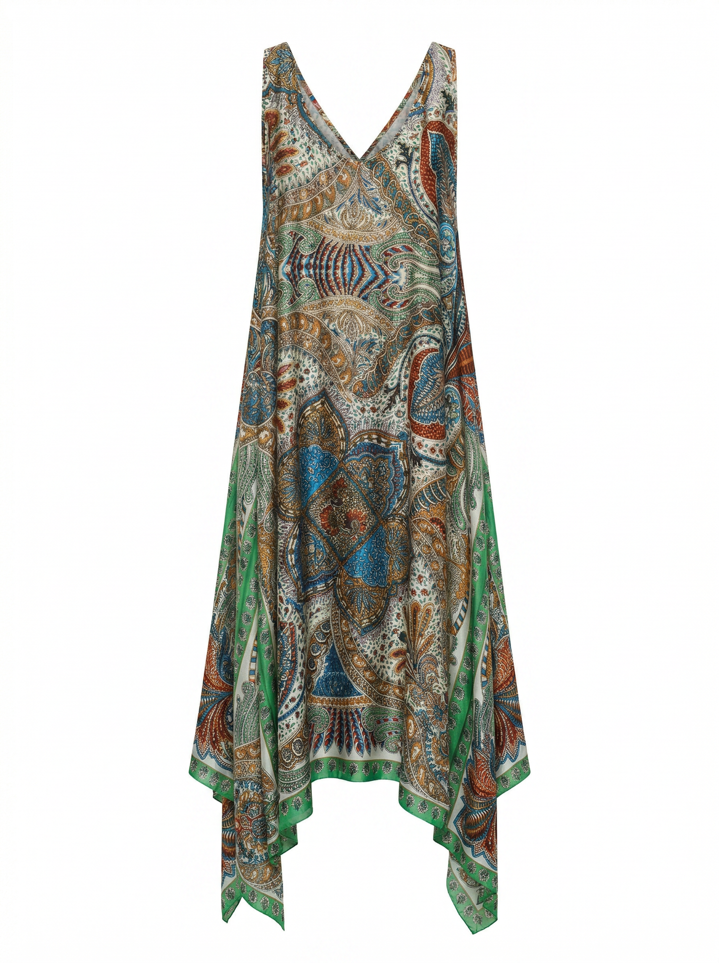Emerald Baroque Dress