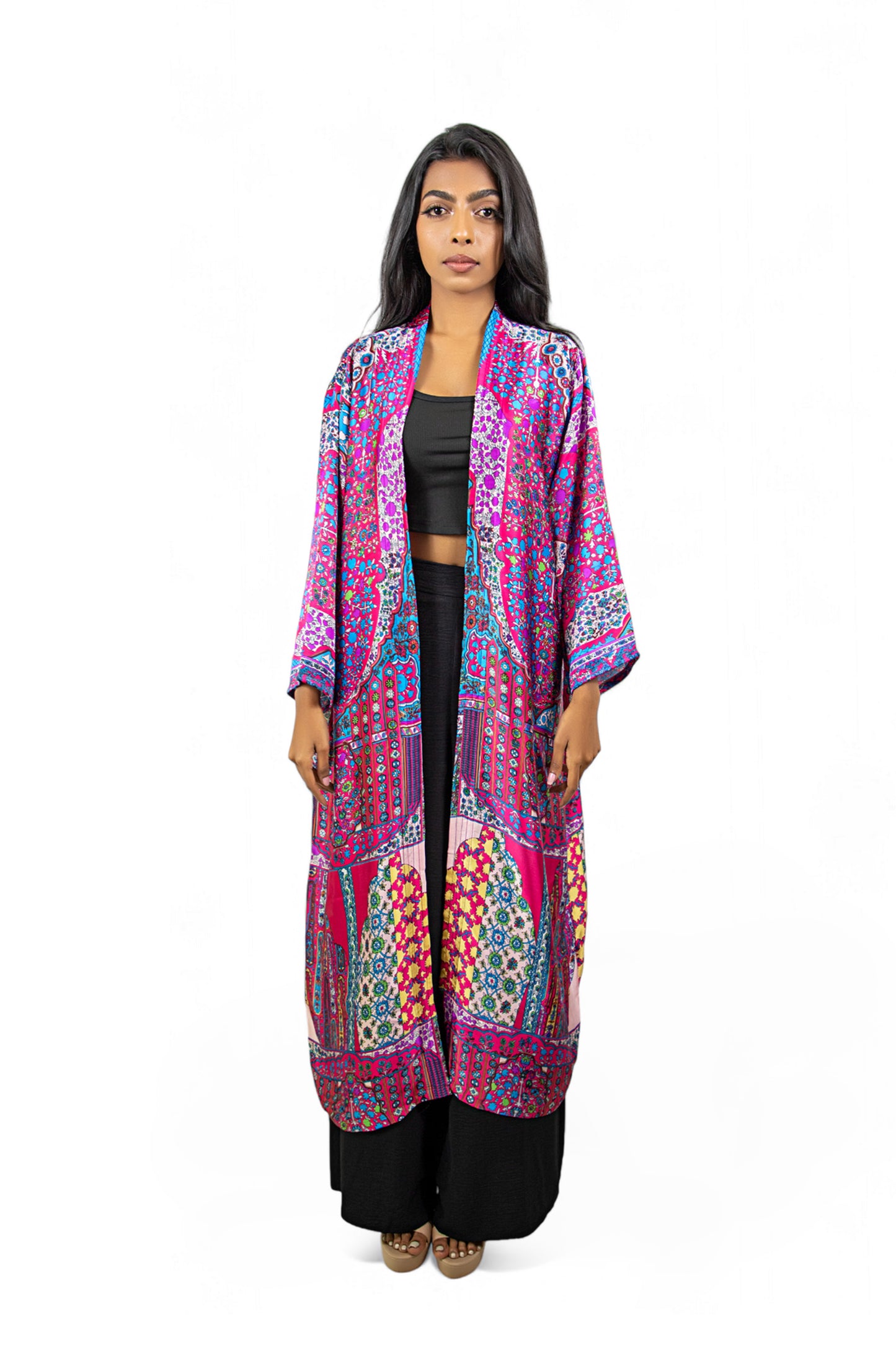Fuchsia Mirage Kaftan
