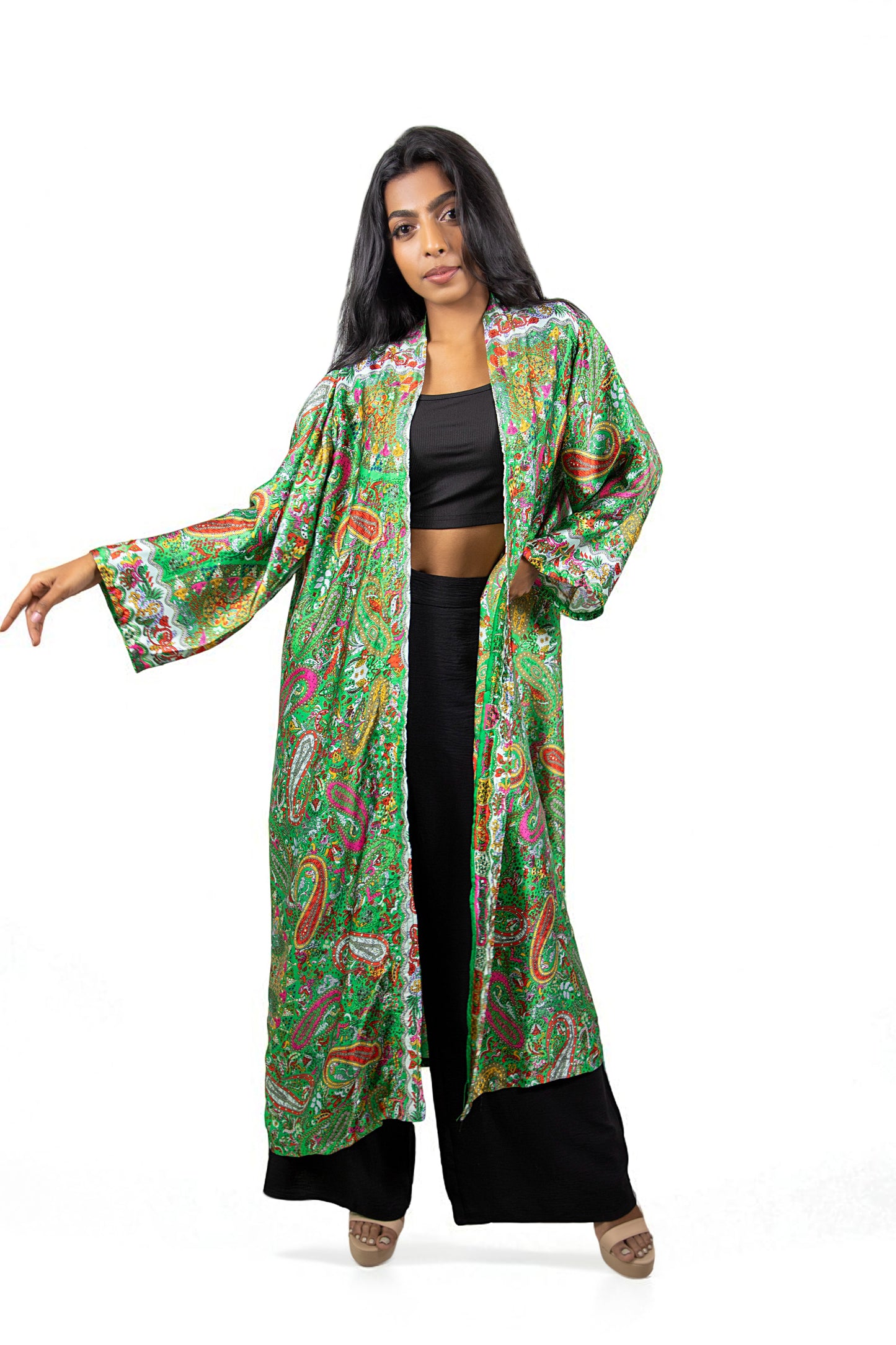Emerald Paisley Kaftan