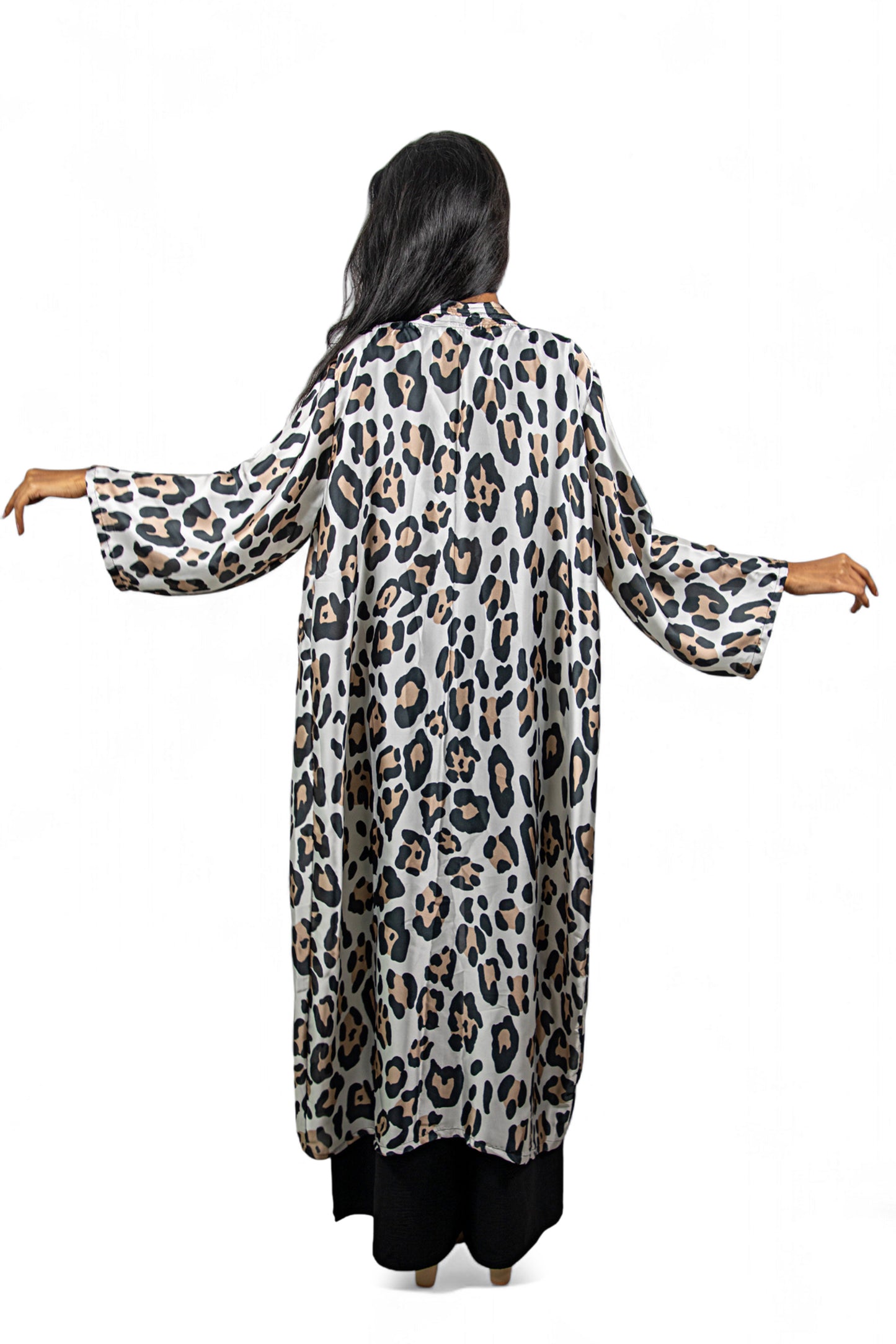 Ivory Leopard Kaftan