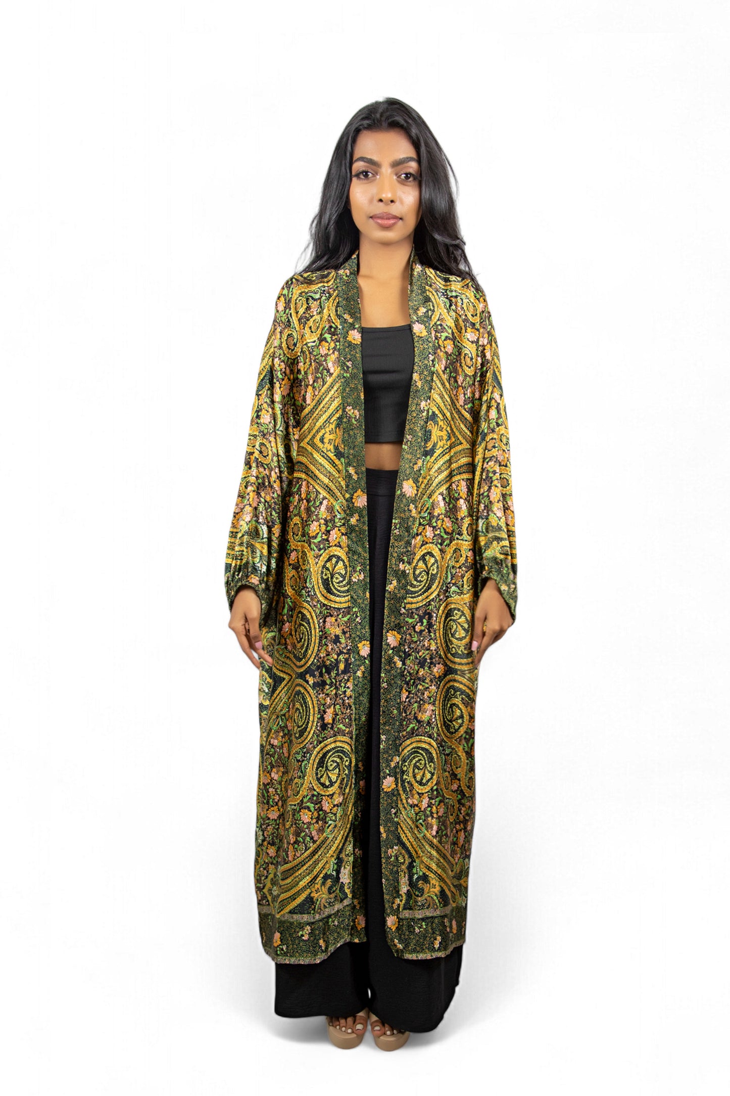 Green Mirage Kaftan