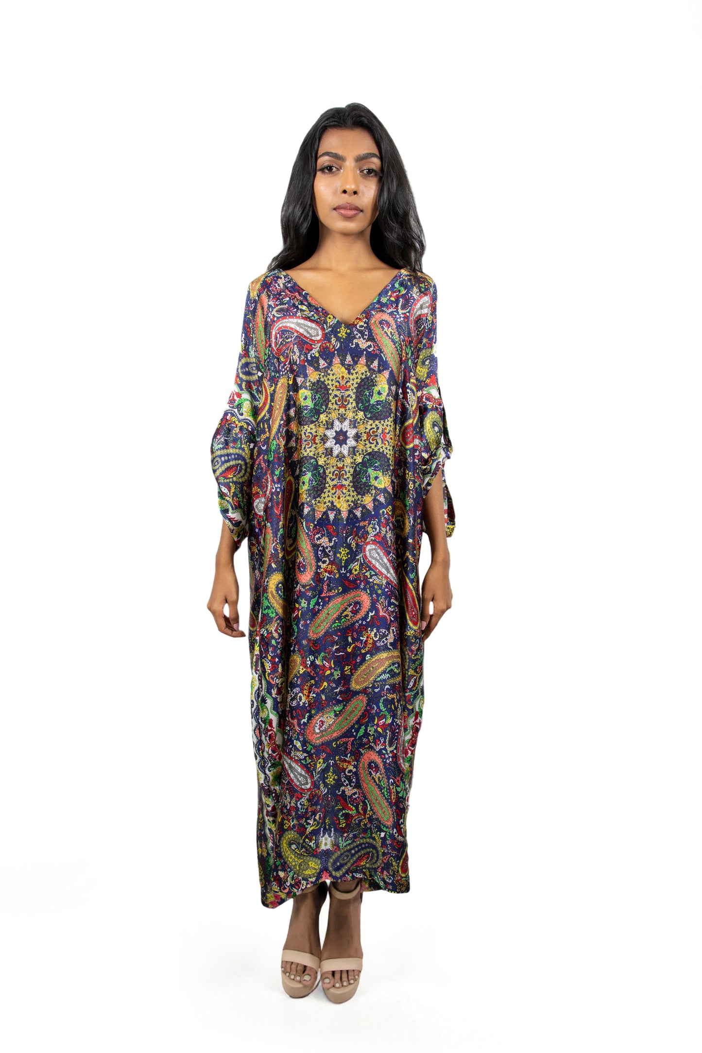 Midnight Paisley Abaya