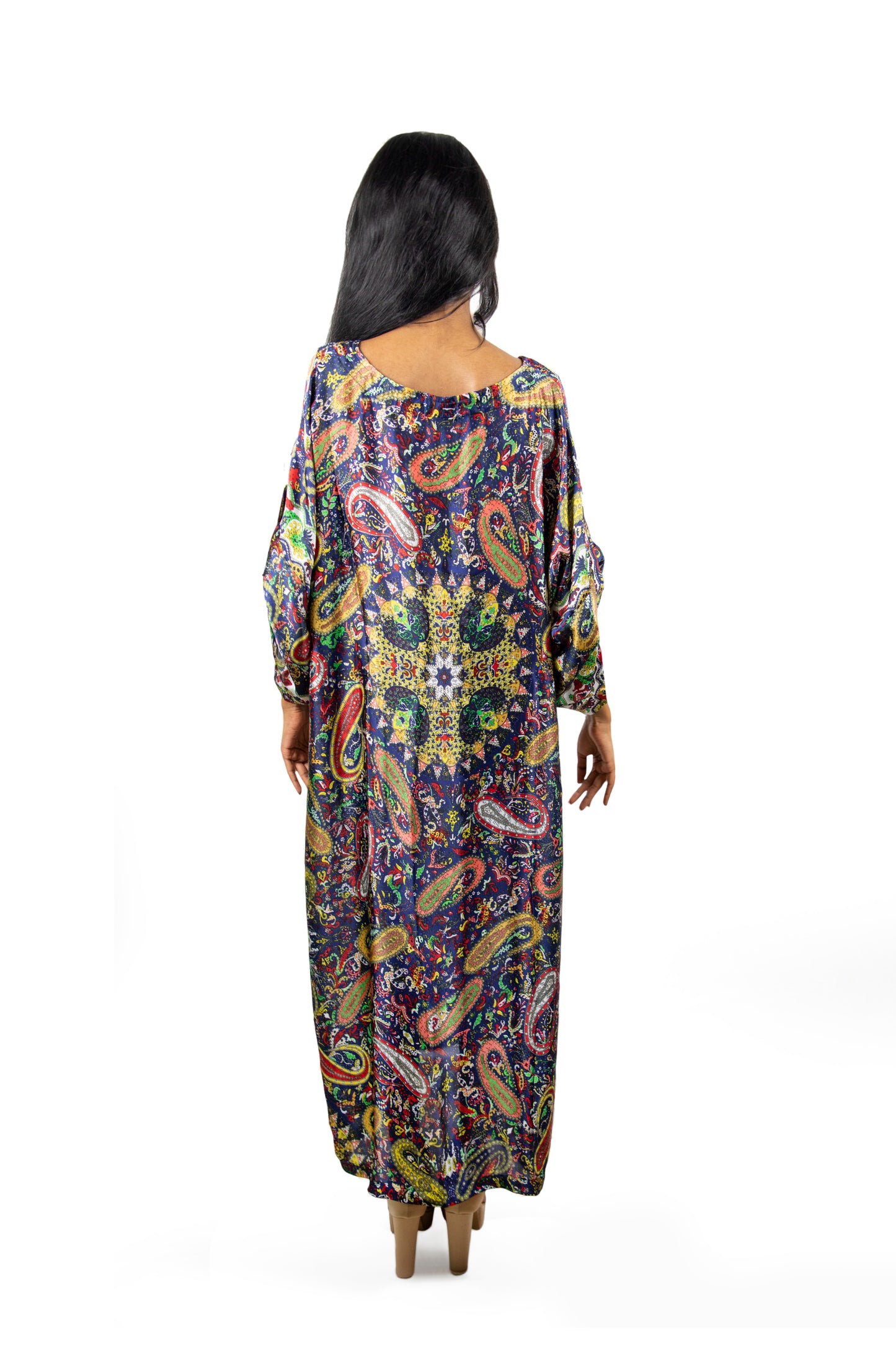 Midnight Paisley Abaya