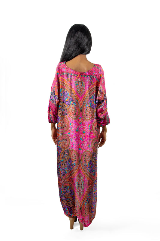 Ruby Paisley Abaya