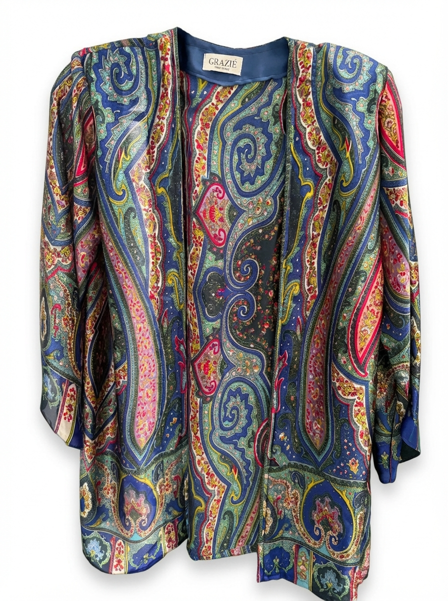 Blue bandana jacket