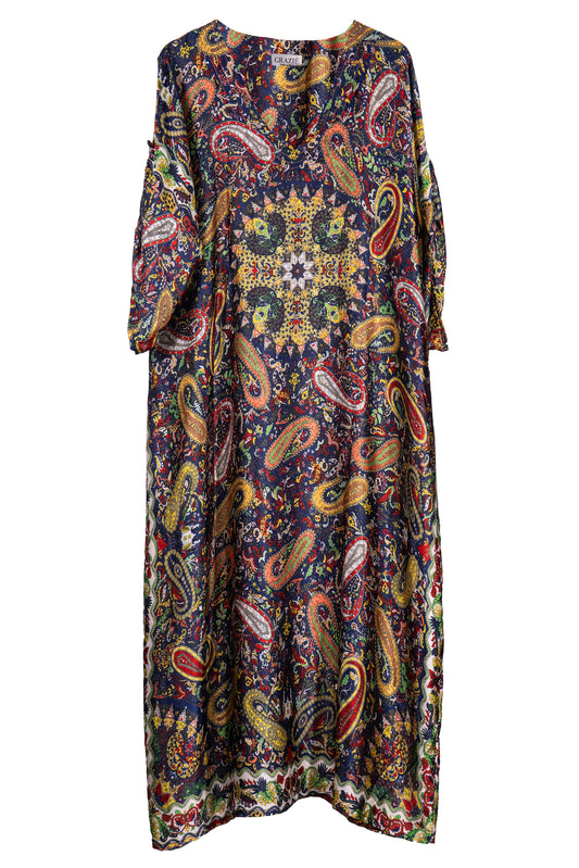 Midnight Paisley Abaya