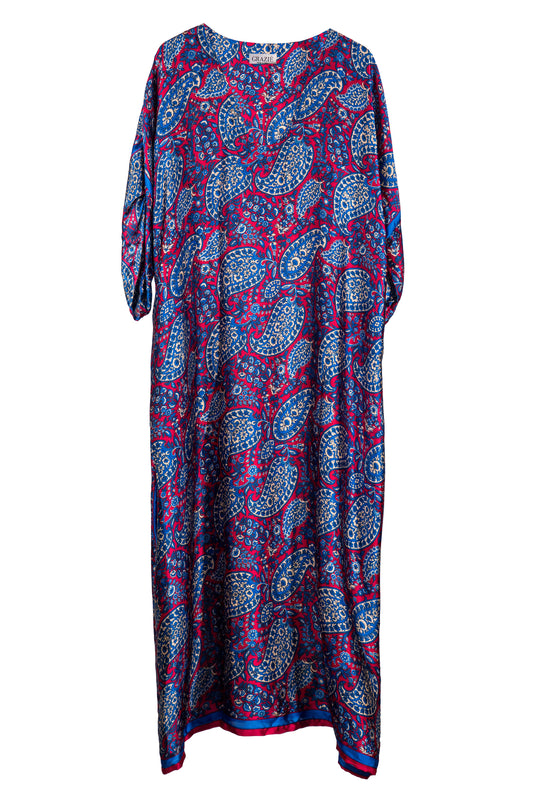 Sapphire Bloom Abaya