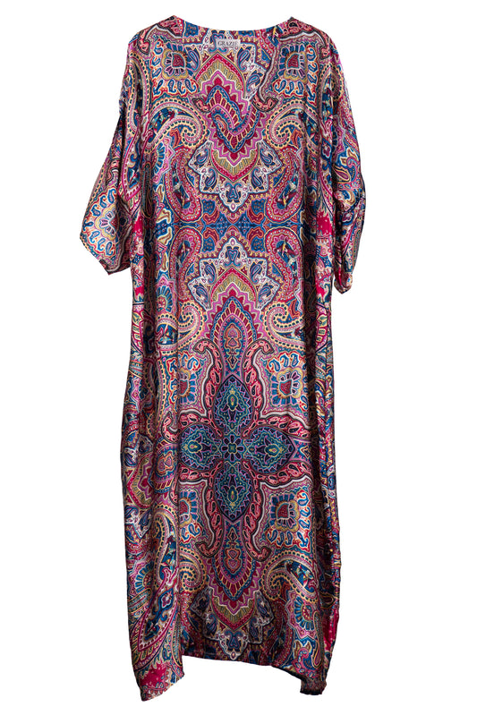 Fuchsia Mirage Abaya