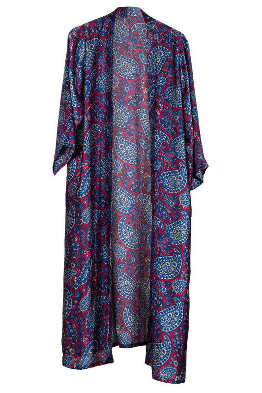 Crimson Indigo Kaftan