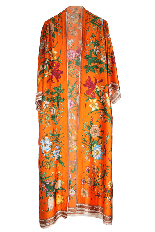 Orange Garden Kaftan