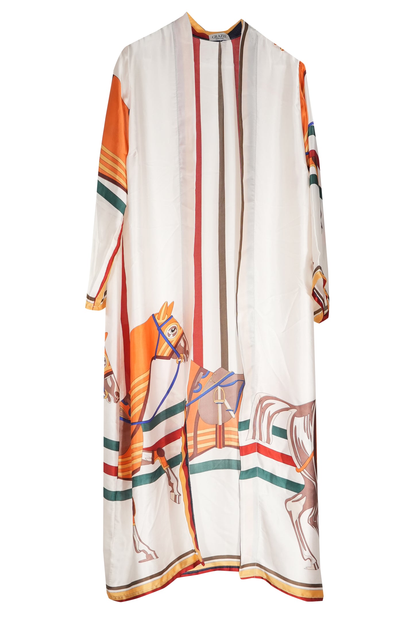 Equestrian Blanco Kaftan