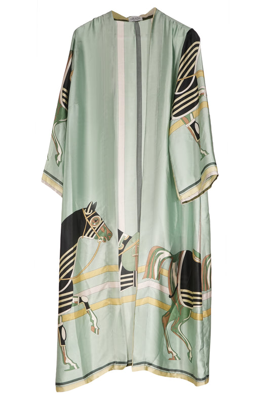 Mint Equestrian Kaftan