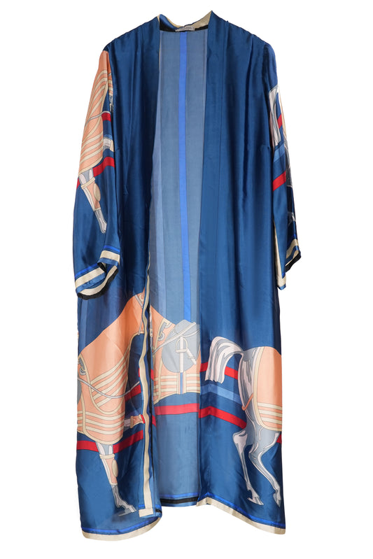 Navy Equestrian Kaftan