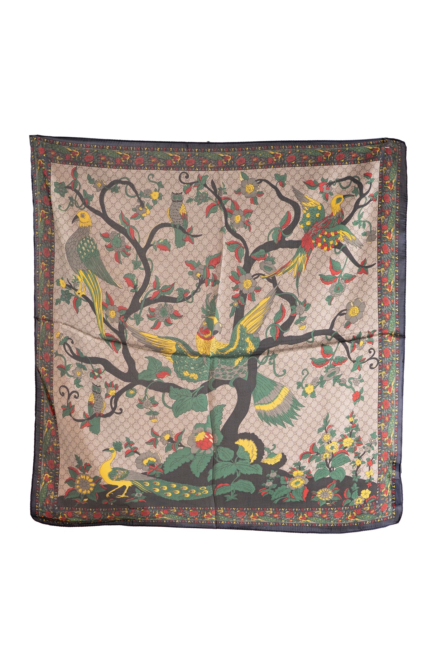 Uccelli Verde Scarf