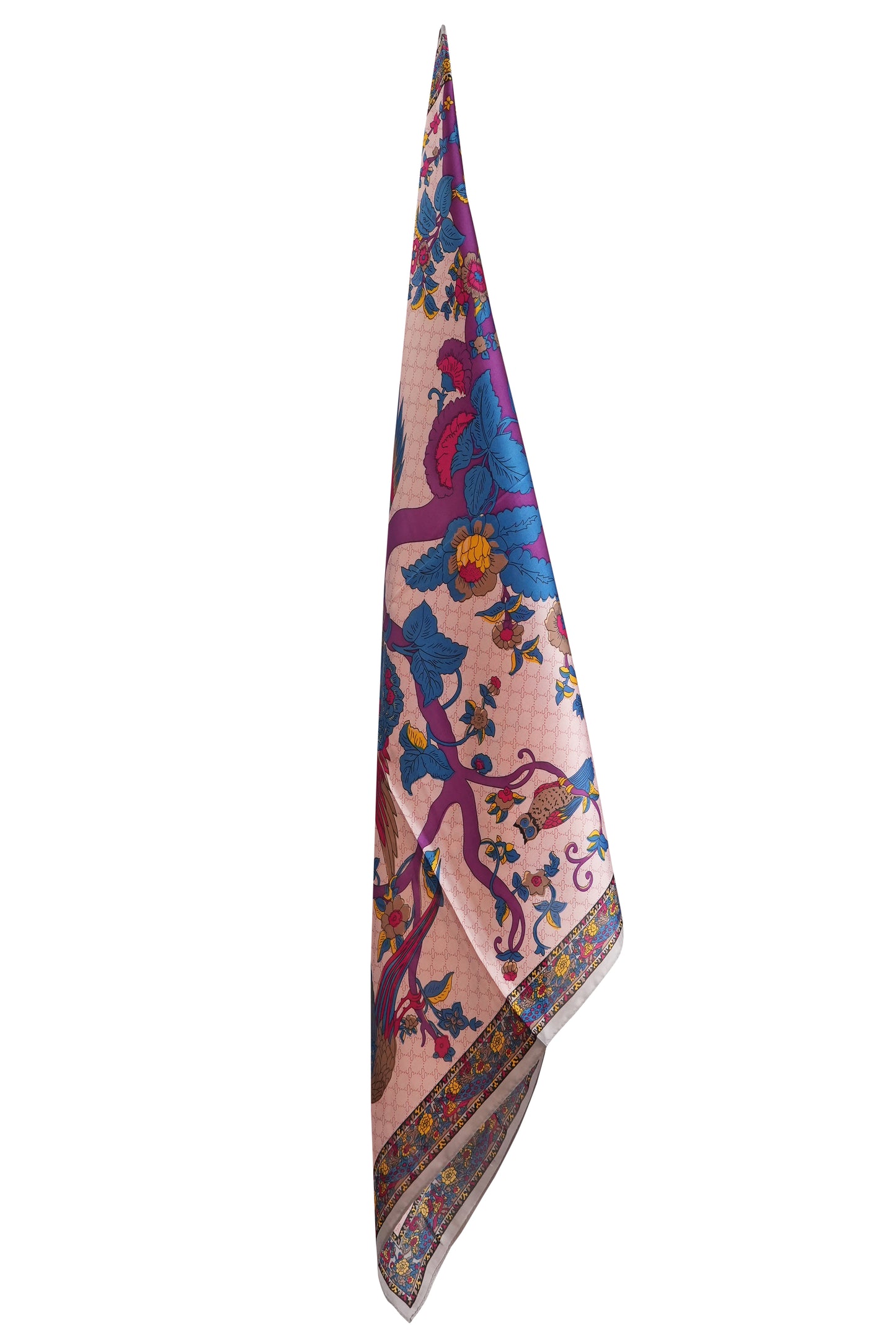 Uccelli Pink Scarf