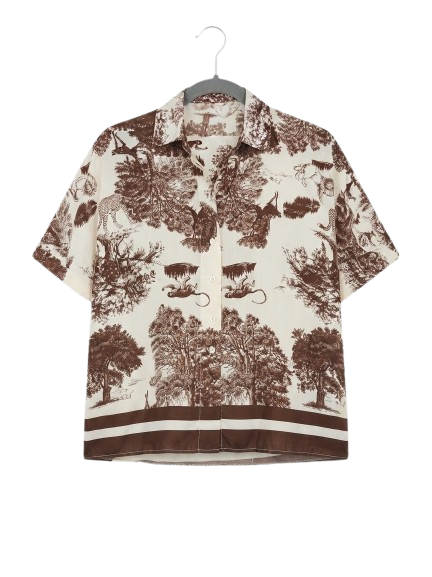 Brown short set