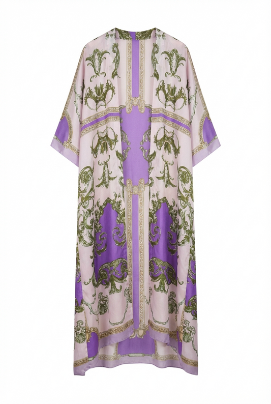 Lavande Baroque Kaftan
