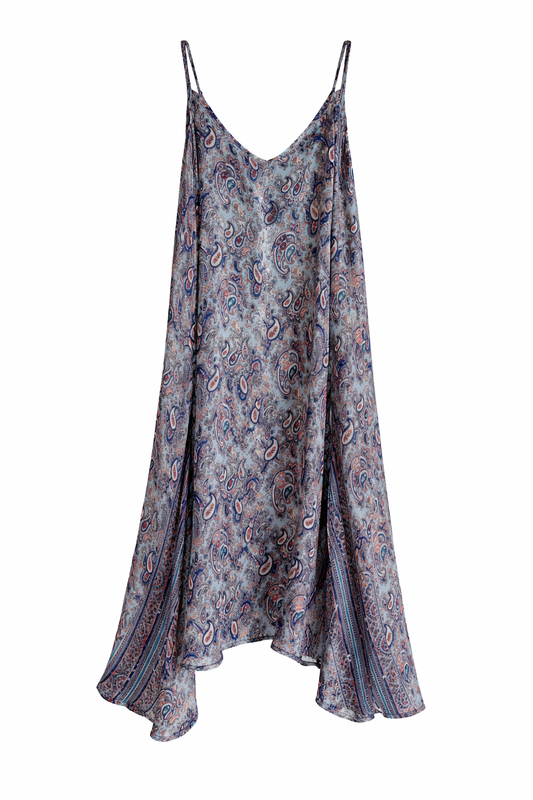 Sky Paisley Dress