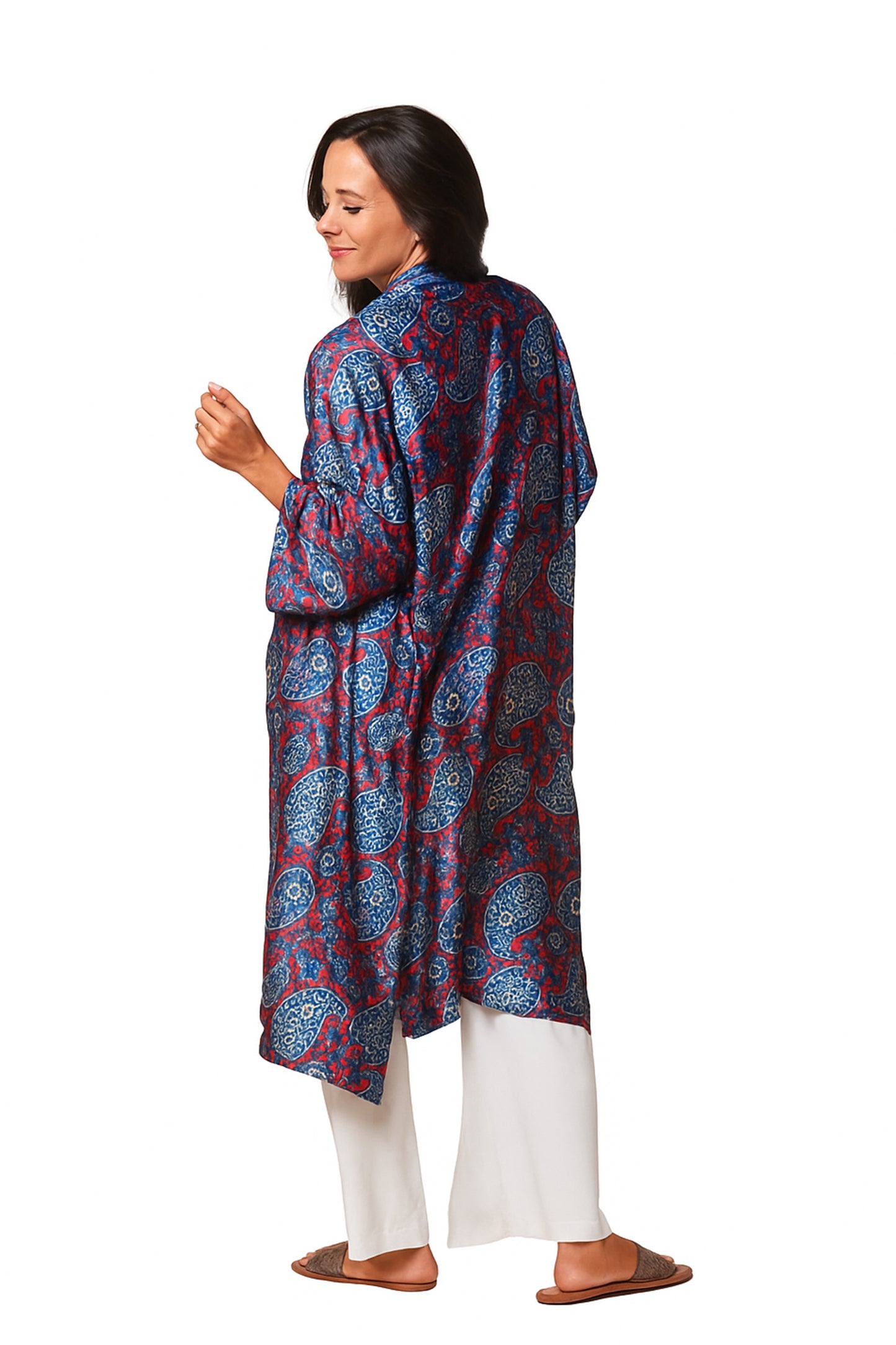 Crimson Indigo Kaftan