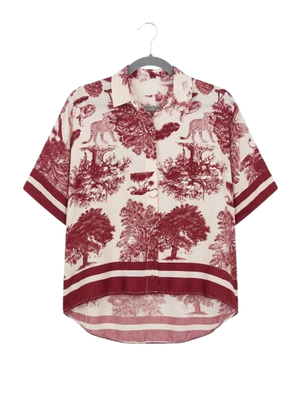 Burgundy short set
